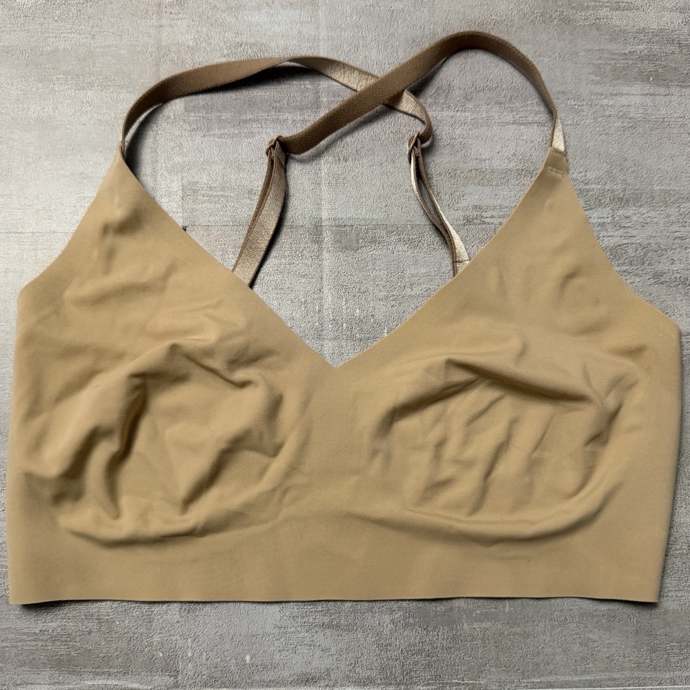 TRUE BODY 16821‎ Beige Triangle Convertible Bra Size Small
